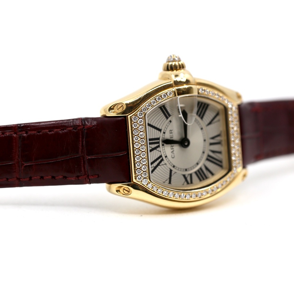 Cartier Roadster 18k Gold & Diamonds Watch - Picture 6 of 16
